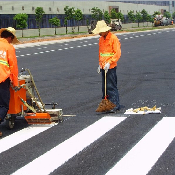 十堰十堰道路斑马线施工,斑马线划线,道路斑马线